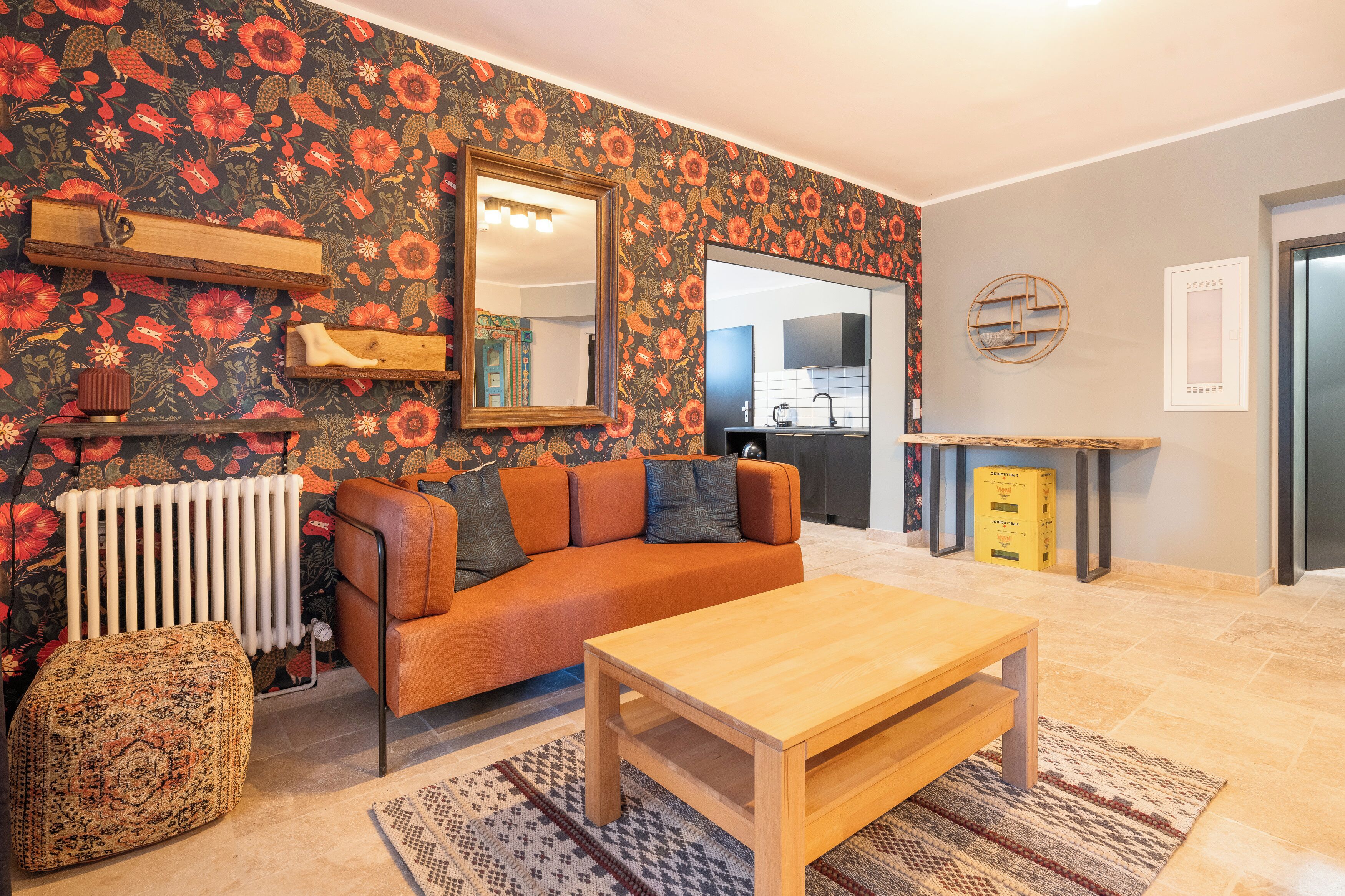 Habitación Deluxe doble | Zona de estar | Suelo radiante