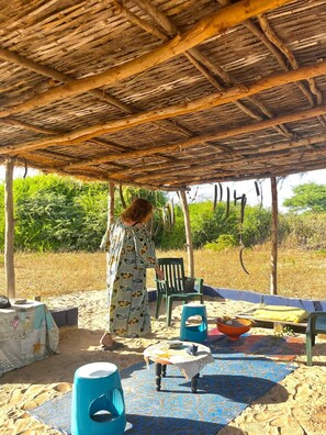Enceinte de l’hébergement