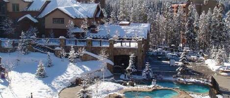 Indoor pool, outdoor pool
