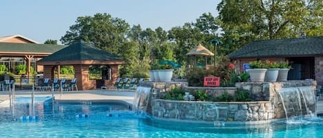 Indoor pool, outdoor pool