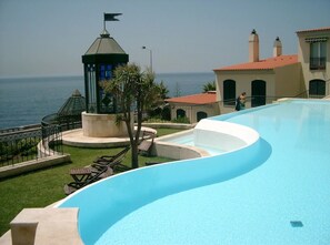 Indoor pool, outdoor pool
