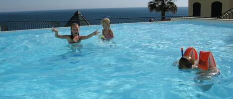 Indoor pool, outdoor pool