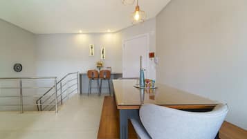 Opções para refeição no quarto