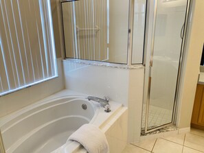 Hair dryer, towels