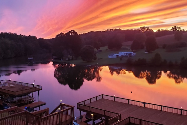 View of Cove at Sunset. Seriously, this Image is not Filtered or Edited...