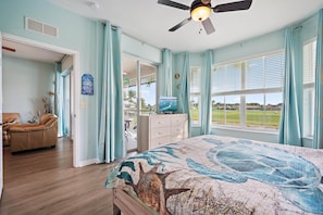 2 bedrooms, desk, soundproofing, iron/ironing board