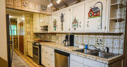 One of a kind our Mini Lodge Chalet directly across from our pool!