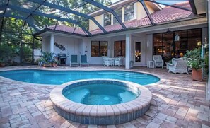 Indoor pool, outdoor pool