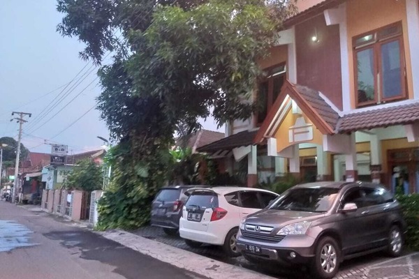 Façana frontal de l'allotjament