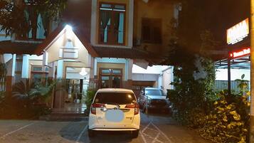 Front of property - evening/night