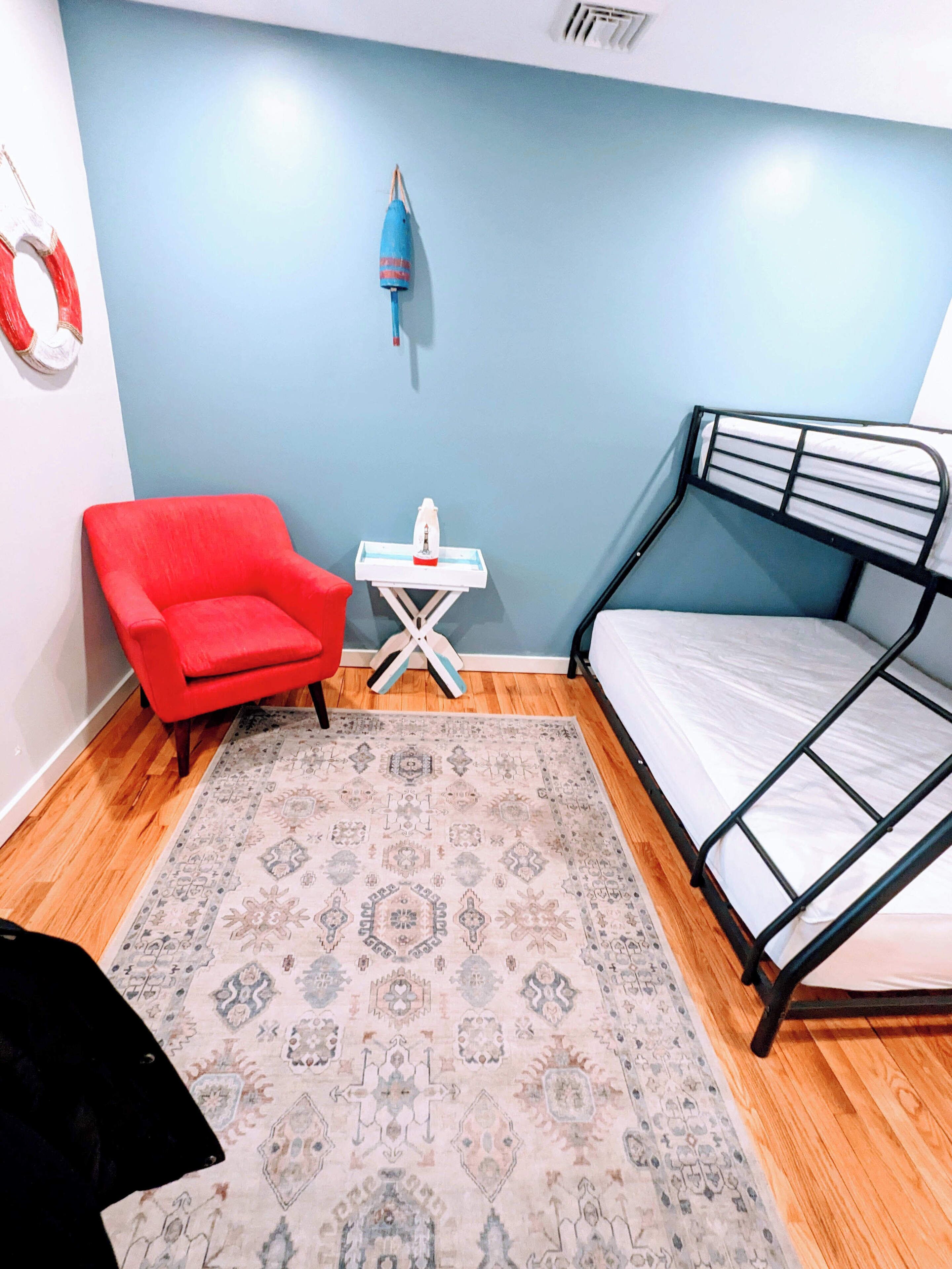 3 slaapkamers, een bureau, wifi