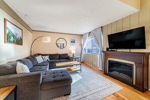 TV connectée, cheminée, vidéothÚque