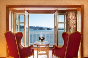 Room, Corner (Fjord View) | Premium bedding, pillowtop beds, minibar, individually decorated