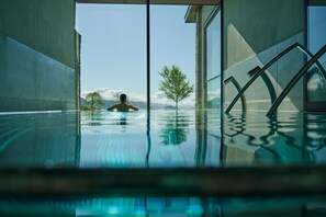Indoor pool, outdoor pool