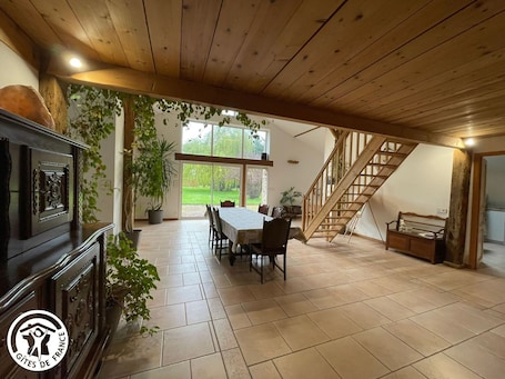 Interior. Renovated Barn with Private Pool, Large Garden, and Modern Amenities in Le Champ-Saint-Père