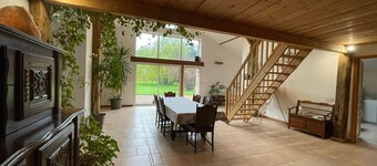Renovated Barn with Private Pool, Large Garden, and Modern Amenities in Le Champ-Saint-Père