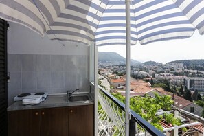 Studio (Studio Apartment with Balcony and Sea) | Balcony - Lapad View (Dubrovnik)