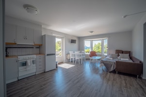 Apartamento, 2 habitaciones, planta baja | Wifi gratis y ropa de cama