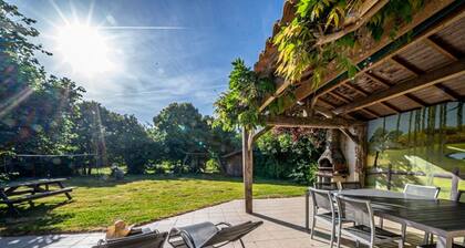 Charming Farmhouse with Garden, Terrace, and Fireplace near Froidfond Village