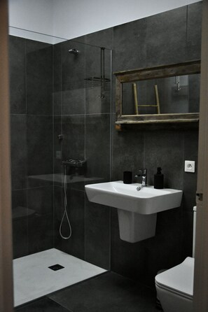 Shower, hair dryer