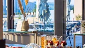 Daily buffet breakfast (EUR 18 per person)