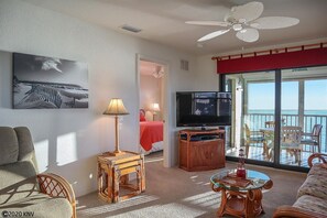Condo, 2 Bedrooms | Living room | TV - Smugglers Cove 6a7 2 Bedroom Condo by Redawning (Fort Myers Beach)