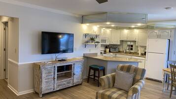 Condo, 3 Bedrooms | Living area | TV