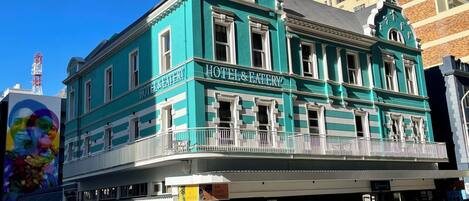 Front of property – evening/night