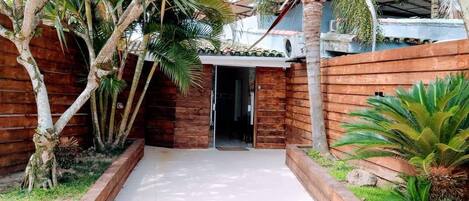 Entrada de la propiedad