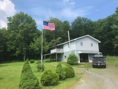 Cozy camp located in Elk County adjoining state game land.