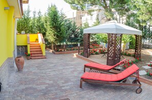 Terrace/patio - Vacation House 'Ro. & Se.' in Palinuro IT. Blue Flag also 2026. Accommodation SUN (CENTOLA, CAMPANIA SALERNO)