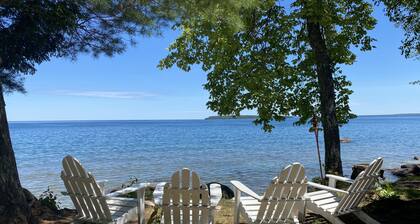 Near Munising.and and Snowmobile trails