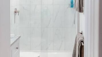 Hair dryer, towels