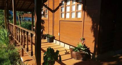 Cozy and Charming Wooden House With Wood Stove and Fishing Pond