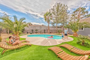 Una piscina climatizada