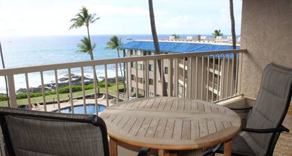 Sunset View of Ocean, 1 BR End Unit on top floor, Elevator Access. Free Wifi.