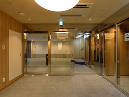 Interior entrance