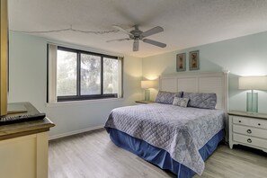 2 bedrooms, iron/ironing board, free WiFi, bed sheets