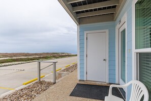 Exterior detail - Dog-Friendly Beachside Condo with Heated Pool & Dune Views (Corpus Christi)
