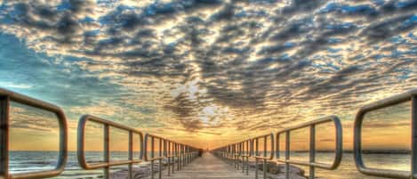 Accommodatie ligt op het strand