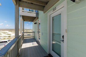 Exterior detail - Beachfront Bliss at El Constante 208 with Gulf Views & Heated Pool (Corpus Christi)