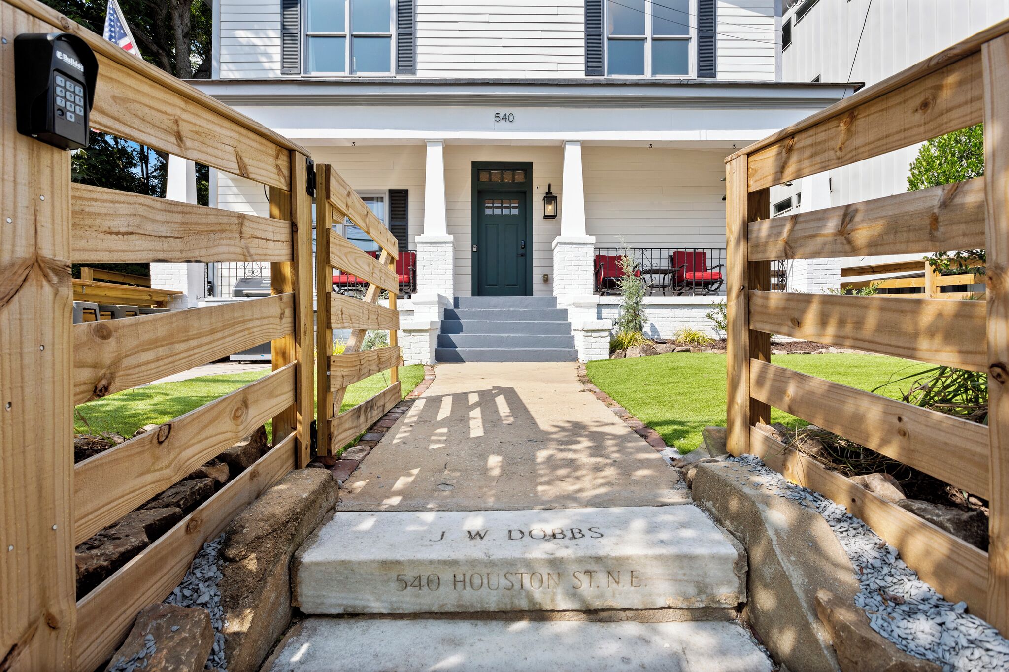 Enceinte de l’hébergement