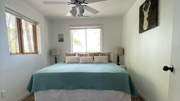 2 bedrooms, desk, travel crib, free WiFi