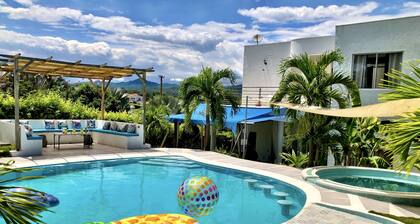 🏅 Mediterranean Beach Style Villa with Private Pool & Jacuzzi