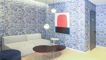 Sala de estar en el lobby