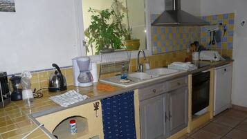 Micro-ondes, lave-vaisselle, cafetiĂšre/bouilloire