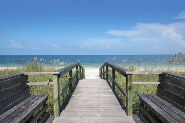 private beach access