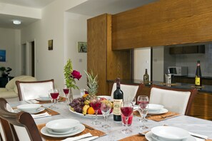 Dining - Luxury villa on mountainside with sea views (Kathikas)