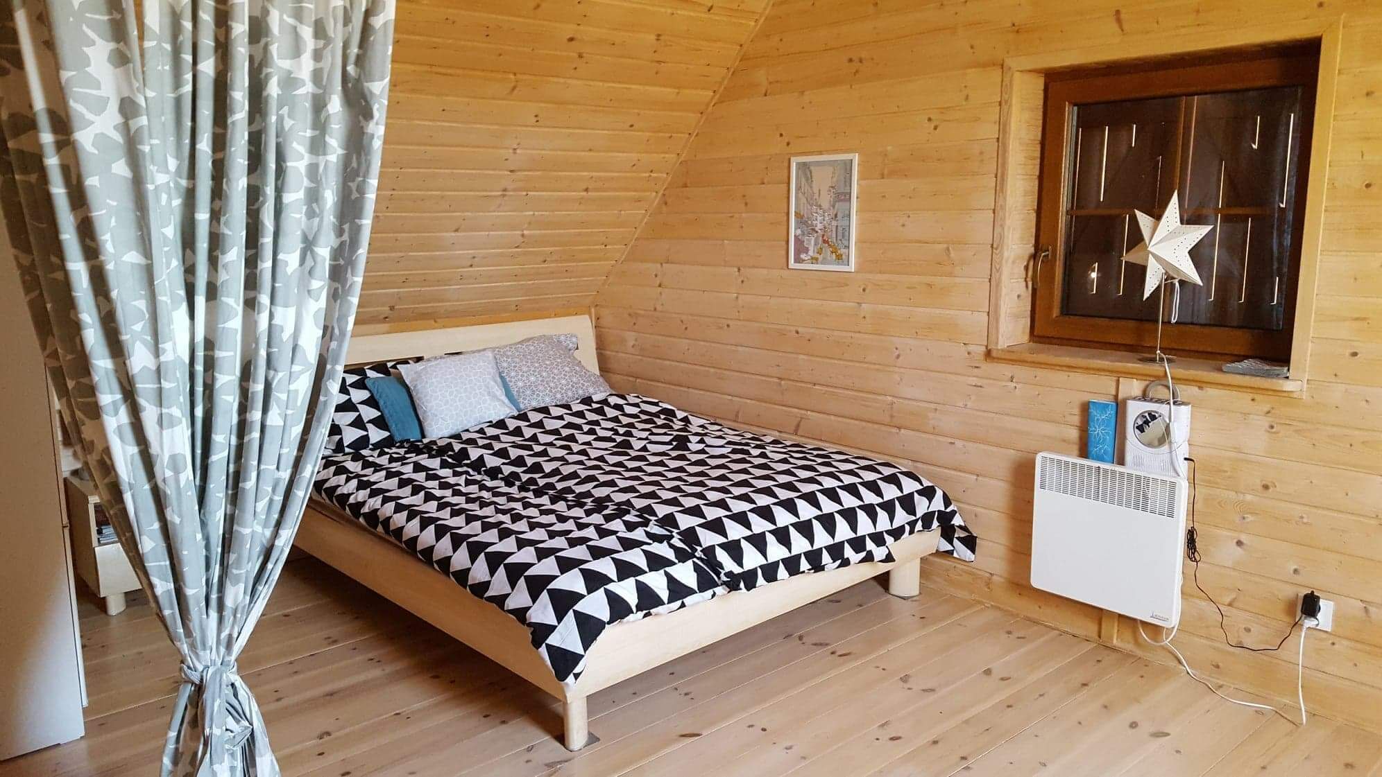 Casa de campo, 2 camas de matrimonio | 2 dormitorios, tabla de planchar con plancha, cuna de viaje