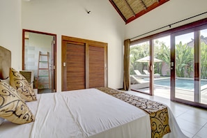Villa, 3 Bedrooms | View from room - Private Pool Fully Staffed Villa Canggu (Canggu)